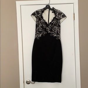 Tadashi Shoji Black Dress Size 8
